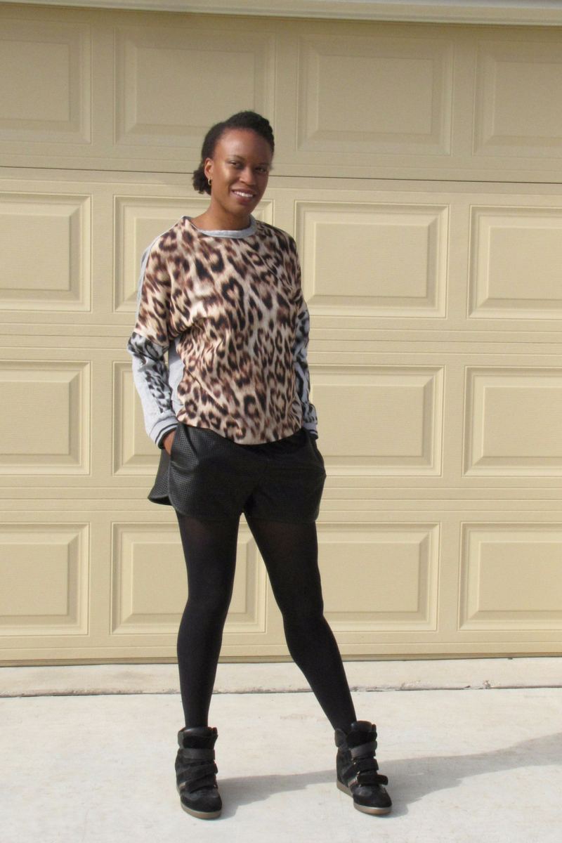 leopard print sweatshirt