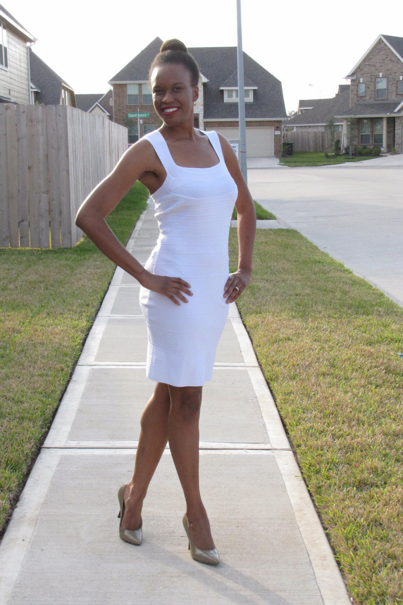 express white dress