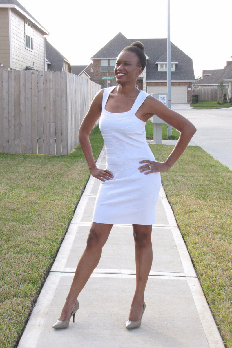 express white dress