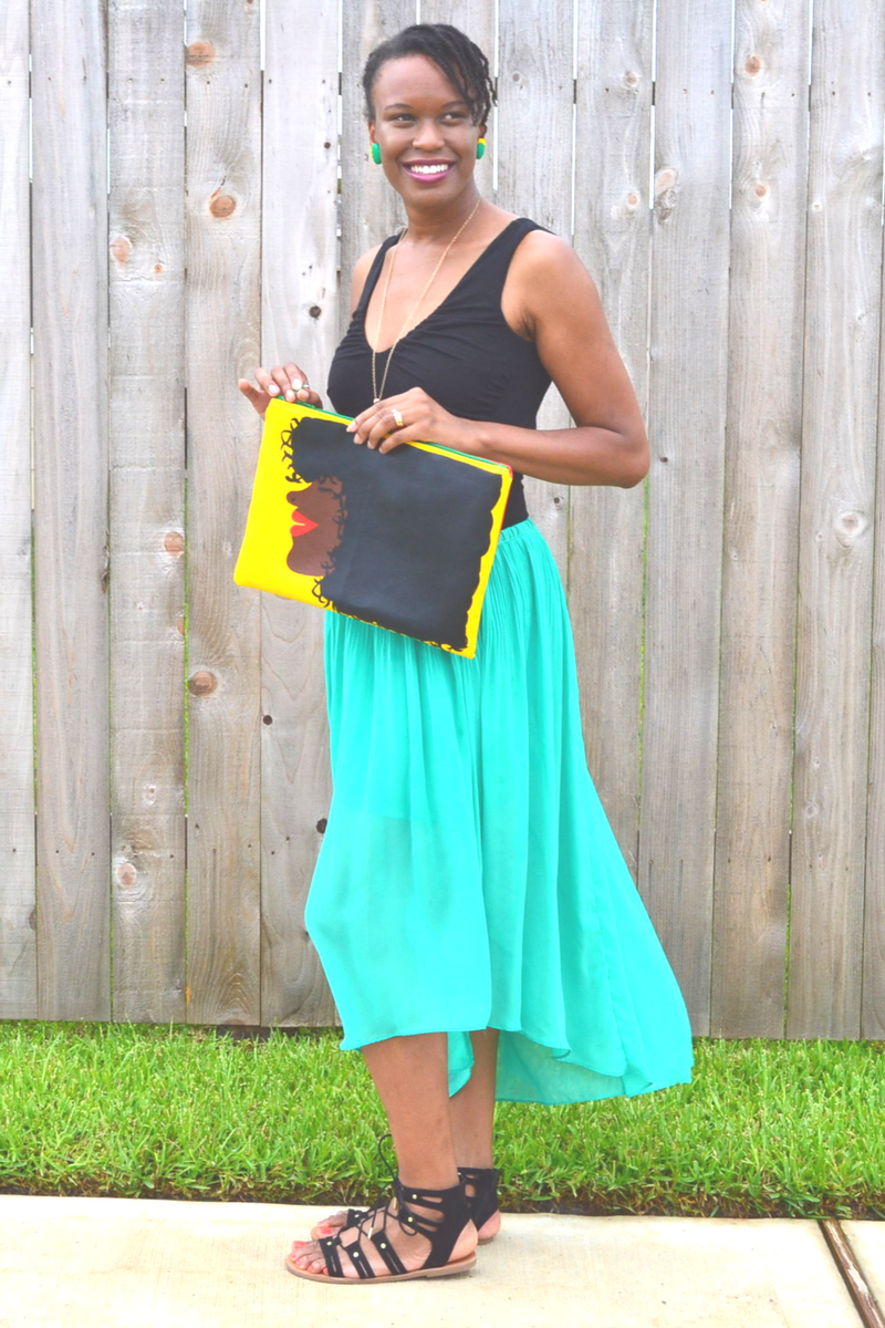 kohl's skirt and target sandals